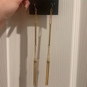 Bebe gold earrings